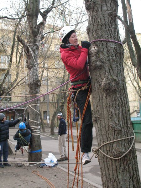 Верёвочная пила...посмотреть следующее фото...